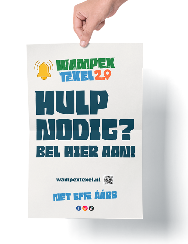Poster Wampex Handje helpen